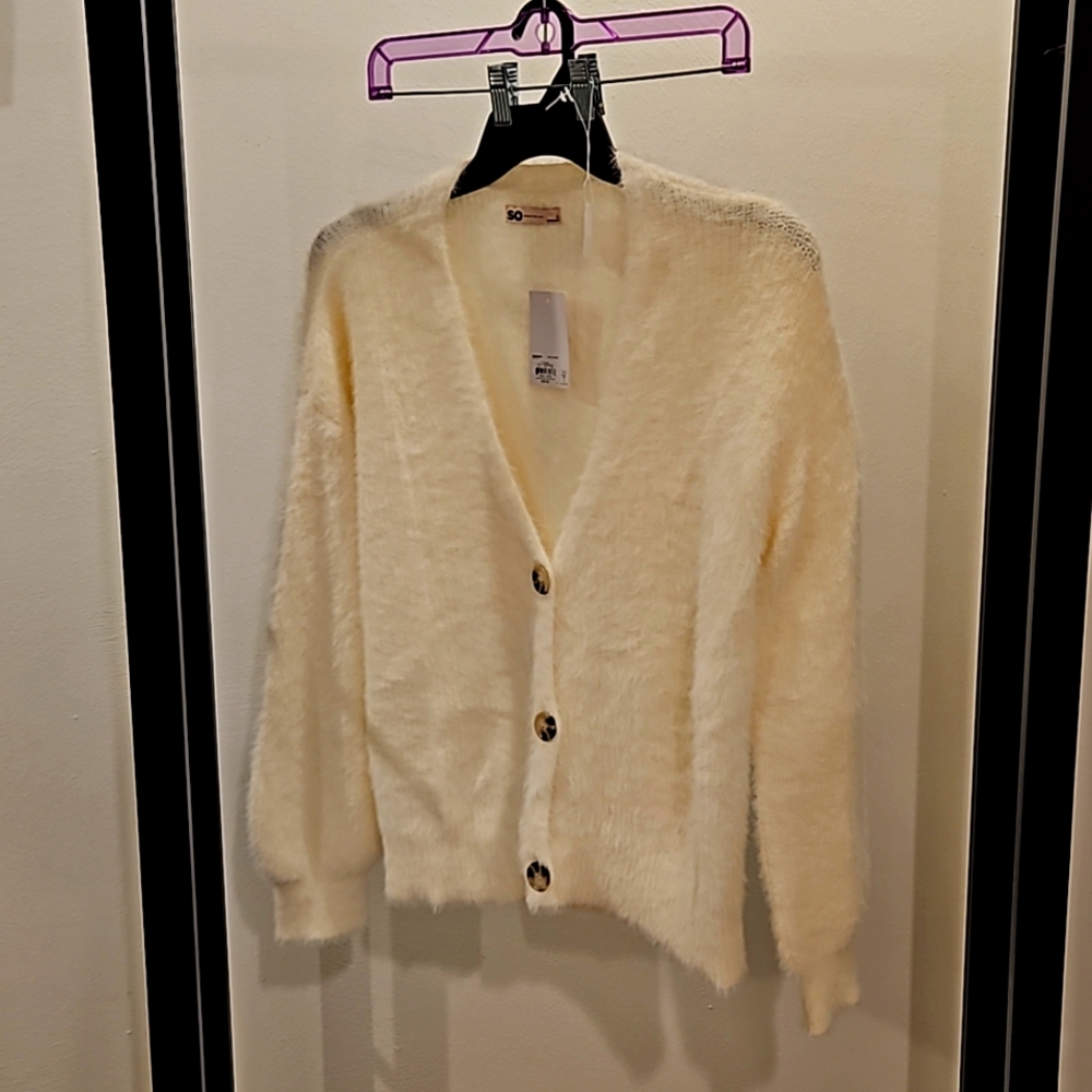 NWT So Goods for life, L, Eggshell/ winter white/ cream